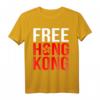 Free Hong Kong Revolution T-Shirt – Klassisch geschnitten, doppelt genähter Saum für politisches Statement