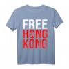 Free Hong Kong Revolution T-Shirt – Klassisch geschnitten, doppelt genähter Saum für politisches Statement