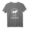 Neufundländer Schutzengel T-Shirt - Geschenk für Hundeliebhaber, Herrchen, Frauchen & Züchter mit Hundespruch Motiv