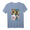 Mops Hund mit Brille Buntes Pop Art Grafik Design Poster T-Shirt – Originelles Geschenk für Hundeliebhaber und Kunstfans