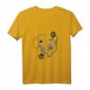 Hund und Katze mit Herzlinie T-Shirt für Tierliebhaber – Perfekt für Hundemamas, Hundepapas & Hundefreunde