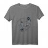 Hund und Katze mit Herzlinie T-Shirt für Tierliebhaber – Perfekt für Hundemamas, Hundepapas & Hundefreunde
