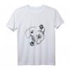 Hund und Katze mit Herzlinie T-Shirt für Tierliebhaber – Perfekt für Hundemamas, Hundepapas & Hundefreunde