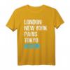 London New York Paris Tokyo Husum T-Shirt – Lustiges Souvenir für Husumer & Küstenstadt-Fans, perfekt als Geschenk zu Weihnachten & Geburtstag
