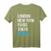 London New York Paris Tokyo Husum T-Shirt – Lustiges Souvenir für Husumer & Küstenstadt-Fans, perfekt als Geschenk zu Weihnachten & Geburtstag