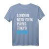 London New York Paris Tokyo Husum T-Shirt – Lustiges Souvenir für Husumer & Küstenstadt-Fans, perfekt als Geschenk zu Weihnachten & Geburtstag