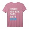London New York Paris Tokyo Husum T-Shirt – Lustiges Souvenir für Husumer & Küstenstadt-Fans, perfekt als Geschenk zu Weihnachten & Geburtstag