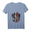 Damen Husar | Husaria | Geflügelter Husar - Historisches polnisches Kavallerie T-Shirt 18/19. Jahrhundert mit V-Ausschnitt