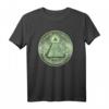 Illuminaten & Freimaurer Symbol Dollar Grün T-Shirt - Klassisch geschnitten, doppelt genähter Saum