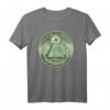 Illuminaten & Freimaurer Symbol Dollar Grün T-Shirt - Klassisch geschnitten, doppelt genähter Saum