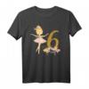 6. Geburtstag Party Tanz Ballerina Tänzerin Performer T-Shirt für Kinder – Perfektes Geschenk für kleine Ballerinas und Tänzerinnen