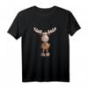 Lustiges Elch T-Shirt - Tiermotiv im Comic Stil für Wildtier- und Tierliebhaber, Jäger & Geschenkideen