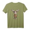 Lustiges Elch T-Shirt - Tiermotiv im Comic Stil für Wildtier- und Tierliebhaber, Jäger & Geschenkideen