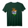 Indien Flagge Herz T-Shirt mit New Delhi & Taj Mahal Design - Perfektes Bollywood Souvenir & Geschenkidee