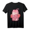 Weirdcore Aesthetic Kawaii Strawberry Milk Carton Eyeballs T-Shirt – Creepy Halloween Design für Oddcore, Dreamcore & Strangecore Fans