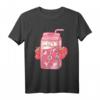 Weirdcore Aesthetic Kawaii Strawberry Milk Carton Eyeballs T-Shirt – Creepy Halloween Design für Oddcore, Dreamcore & Strangecore Fans