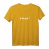 #RESIST Trendiges Hashtag T-Shirt - Klassisch geschnitten mit doppeltem Saum für Statement und Streetwear