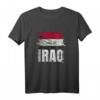 Irakische Flagge Pride Support Druck T-Shirt – Patriotisches Geschenk für Irak-Fans & Supporter