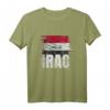 Irakische Flagge Pride Support Druck T-Shirt – Patriotisches Geschenk für Irak-Fans & Supporter