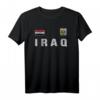 Irak T-Shirt mit Iraker Flagge - Klassisch geschnitten, doppelt genähter Saum, ideal für Irak-Fans und Nationalstolz
