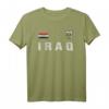 Irak T-Shirt mit Iraker Flagge - Klassisch geschnitten, doppelt genähter Saum, ideal für Irak-Fans und Nationalstolz