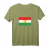 Kurdische Flagge Kurde Kurdin Motiv T-Shirt in den Farben Kurdistans - Stolzes Oberteil für Kinder und Erwachsene