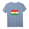 Kurdische Flagge Kurde Kurdin Motiv T-Shirt in den Farben Kurdistans - Stolzes Oberteil für Kinder und Erwachsene
