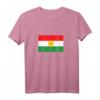Kurdische Flagge Kurde Kurdin Motiv T-Shirt in den Farben Kurdistans - Stolzes Oberteil für Kinder und Erwachsene