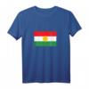 Kurdische Flagge Kurde Kurdin Motiv T-Shirt in den Farben Kurdistans - Stolzes Oberteil für Kinder und Erwachsene