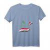 Damen Irak-Flagge T-Shirt mit V-Ausschnitt - Patriotisches Kleidungsstück für Männer, Frauen & Kinder