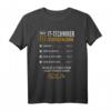 Lustiges IT-Techniker T-Shirt mit Spruch - Perfektes Geschenk für Informatiker, Programmierer & Administratoren zu Geburtstag oder Weihnachten