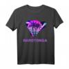 Rarotonga Retro 80er Jahre Cook Islands Neuseeland Souvenir T-Shirt - Tropisches Sommerdesign für Urlauber und Fans
