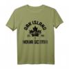 Oak Island Nova Scotia Maple Leaf Canada Canadian Flag Pride T-Shirt – Vintage Design, klassisch geschnitten, perfekt als Geschenk für Kanada-Liebhaber