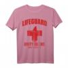 HapPanda Lifeguard T-Shirt mit Amity Island & New England Design – Offiziell lizenziertes Geschenk für Rettungsschwimmer und Fans
