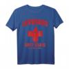 HapPanda Lifeguard T-Shirt mit Amity Island & New England Design – Offiziell lizenziertes Geschenk für Rettungsschwimmer und Fans