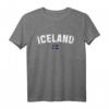 Island Flagge T-Shirt für Damen, Herren & Kinder – Klassisch geschnitten mit doppelt genähtem Saum