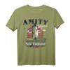 HapPanda Vintage Amity Island Lighthouse Logo T-Shirt – Offiziell lizenziertes maritimes Geburtstagsgeschenk