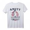 HapPanda Vintage Amity Island Lighthouse Logo T-Shirt – Offiziell lizenziertes maritimes Geburtstagsgeschenk