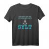 Sylt Insel T-Shirt - Urlaubsinsel Sylt Geschenk mit Anker-Design für Sylt-Liebhaber und Saisonmitarbeiter