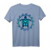 Tribal Hawaiian Maori Sun & Sea Turtle T-Shirt - Buntes Polynesisches Design für Strand & Urlaub
