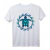 Tribal Hawaiian Maori Sun & Sea Turtle T-Shirt - Buntes Polynesisches Design für Strand & Urlaub