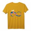 Isländer Pferde Geschenk T-Shirt mit Island Flagge und Unendlichkeitssymbol – Lustiges Reiter Geschenk für Mädchen & Jungen zum Geburtstag oder Einschulung