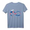 Isländer Pferde Geschenk T-Shirt mit Island Flagge und Unendlichkeitssymbol – Lustiges Reiter Geschenk für Mädchen & Jungen zum Geburtstag oder Einschulung