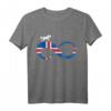 Isländer Pferde Geschenk T-Shirt mit Island Flagge und Unendlichkeitssymbol – Lustiges Reiter Geschenk für Mädchen & Jungen zum Geburtstag oder Einschulung