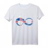 Isländer Pferde Geschenk T-Shirt mit Island Flagge und Unendlichkeitssymbol – Lustiges Reiter Geschenk für Mädchen & Jungen zum Geburtstag oder Einschulung