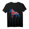 Tölt Puls Islandpferd Herzschlag T-Shirt für Reiter und Pferdeliebhaber - Dressur, Tölt, Islandflagge, Geschenk für Pferdefans