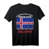 Ich brauche keine Therapie, ich muss nur nach Island T-Shirt – Perfektes Geschenk für Island-Fans & Urlauber