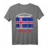 Ich brauche keine Therapie, ich muss nur nach Island T-Shirt – Perfektes Geschenk für Island-Fans & Urlauber
