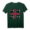 4 Mori Sardegna Sardinien Island Flagge T-Shirt – Originelles Geschenk für Sardinien-Fans und Insel-Liebhaber