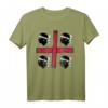 4 Mori Sardegna Sardinien Island Flagge T-Shirt – Originelles Geschenk für Sardinien-Fans und Insel-Liebhaber